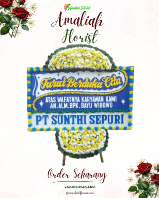 Papan Bunga Duka di Alai Gelombang